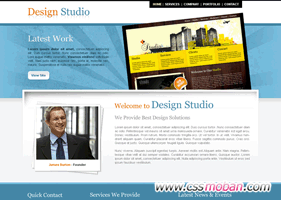 设计类企业网站CSS模板05