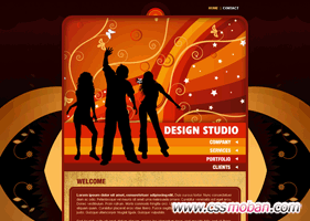 设计类企业网站CSS模板09