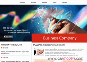 商务企业网站CSS模板22