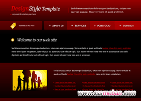 商務企業網站CSS模板30