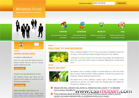 商業商務企業網站模板