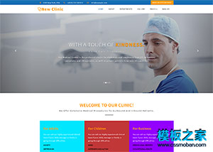 医院护士健康管理网站模板