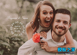 Wedding結婚請柬響應式網站模板