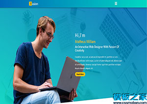 Fusion多色彩互动页面设计bootstarp网站模板