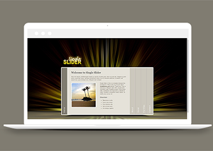 单页面展示滑块式内容展示宣传商务网站模板