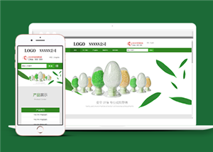 綠色自適應環保材料生產公司網站模板