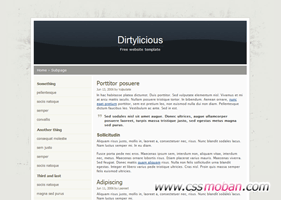 簡潔干凈漂亮的個人博客CSS模板