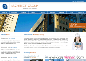 房地产类建筑商业CSS模板03