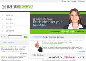 商务企业网站CSS模板06