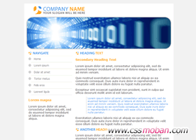 商务企业网站CSS模板07