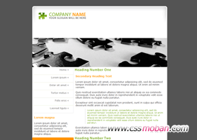 商务企业网站CSS模板08