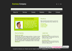 商务企业网站CSS模板17