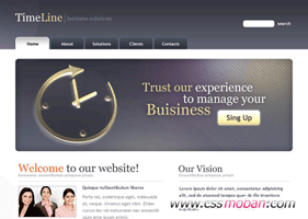 商务企业网站CSS模板42