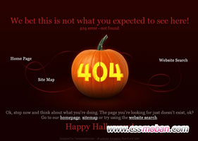 404错误页网页模板01