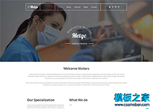 大气医疗器械企业网站模板