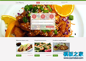 水果沙拉西餐餐饮网站模板下载