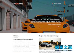 汽车4s店修理公司企业网页模板