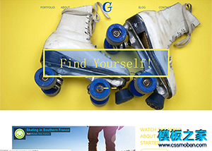 滑板运动爱好者官网网页模板
