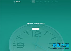 BUSINESS全屏商業設計公司網站模板