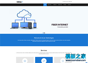 CLOUD云服务器IDC提供商网站模板