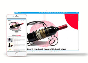 白色单页面葡萄酒种类介绍网站HTML5模板