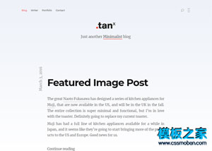 TANx Mini简洁个人博客WordPress模板
