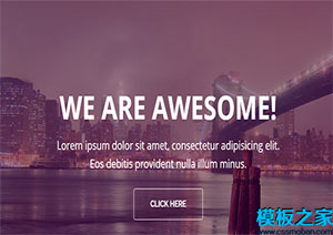avenger粉色简约引导高质量设计单页网站模板