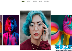 boto時尚彩色攝影個人工作室簡約網站html模板網站