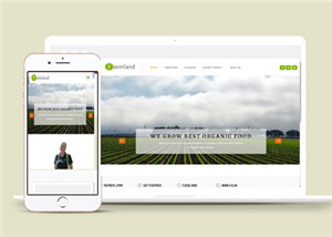 適合農業發展公司官網html5模板