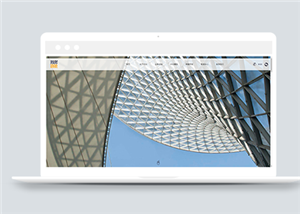 全屏高端品牌建筑裝飾設計公司網站模板