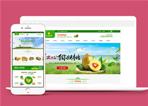 绿色清新蔬菜果蔬配送网站前端cms模板