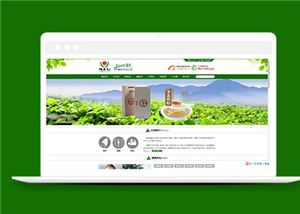 綠色農產品企業網站模板下載