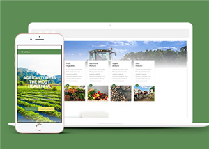 農業生產項目網頁模板下載