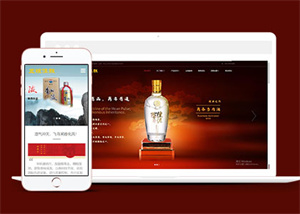 酒业包装设计类网站前端模板下载
