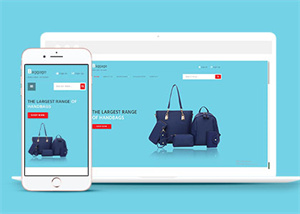 手提包背包奢侈品类网站模板